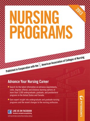 cover image of Nursing Programs 2013